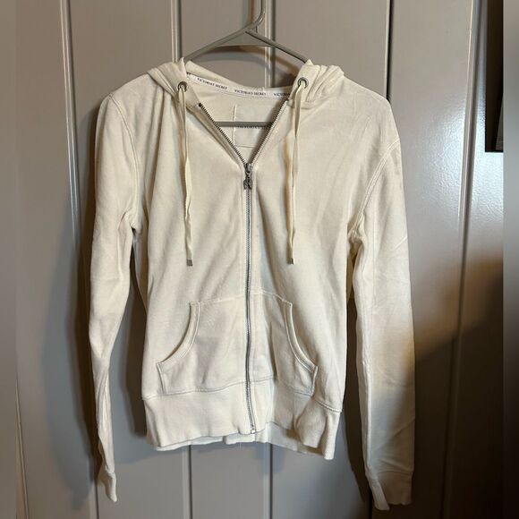 Victoria’s Secret small velour velvet hoodie with pockets - Picture 1 of 4